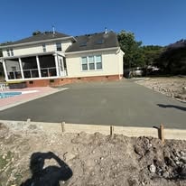 Concrete project — residential driveway