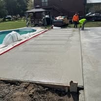Concrete project — decorative patio